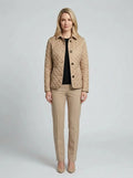 Sanne | Women's Diamond Quilted Jacket, Casual Winter Jacket - Front [Lystr 6a877fa1e5c6b525f344f5fe:front]
