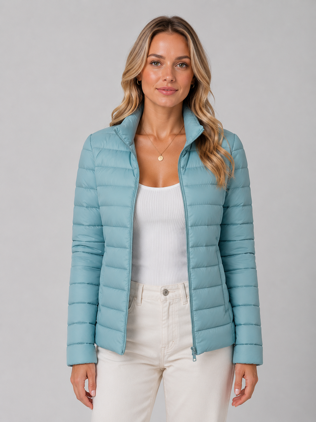 Priya | Women's Lightweight Puffer Jacket, Slim Fit Winter Jacket