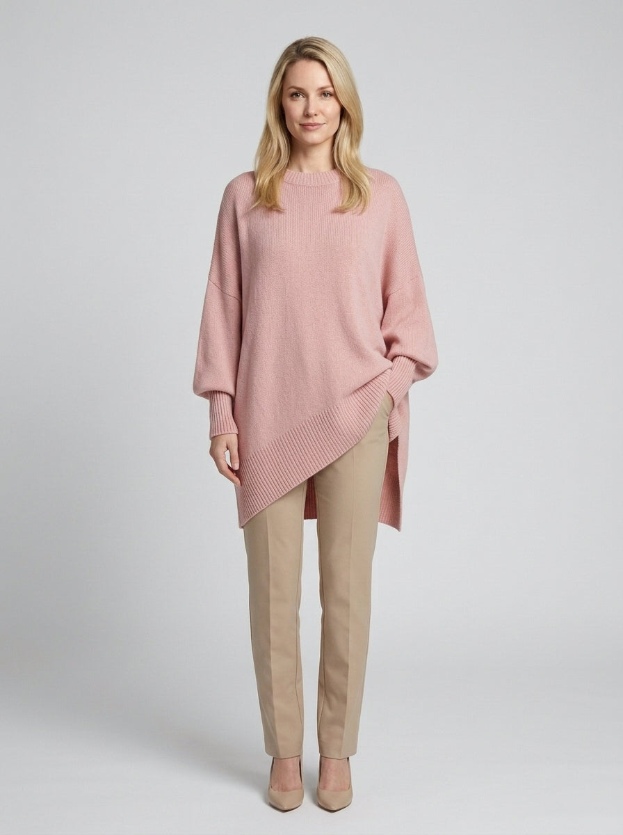 Clare | Women's Casual Pullover Sweater, Elegant Winter Knit - Front [Lystr 6a76251ea4b8fdb5504d7332:front]