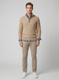 Lorenzo | Men's Light Sweater, Versatile Winter Knit - Front [Lystr 6a746b1ef68a7fe40475b4ce:front]