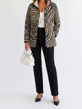 Inaya | Women's Quilted Jacket, Retro Circle Design Winter Jacket - Floral