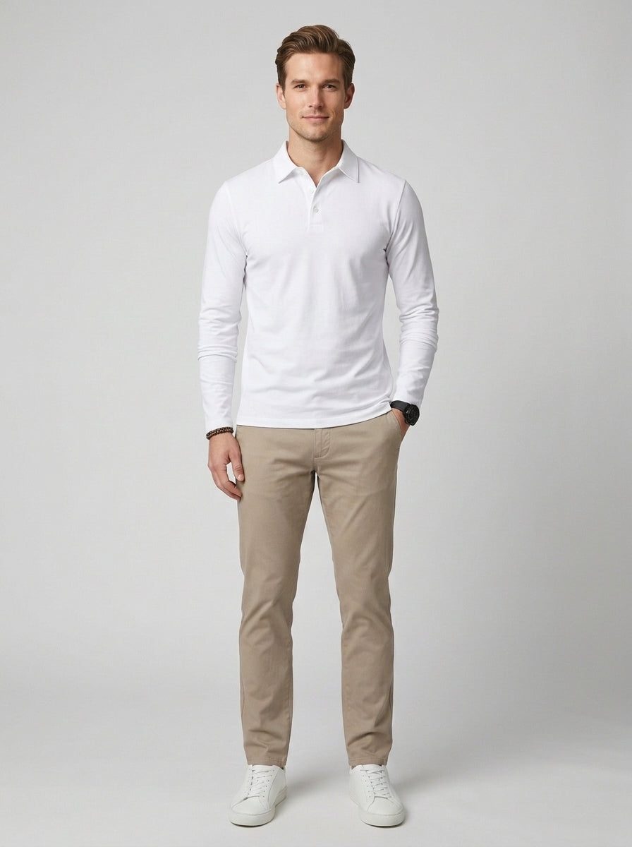 Jaro | Men's Polo Shirt, Smart Office Polo - Front [Lystr 6a745381ec197044ccb0dfac:front]