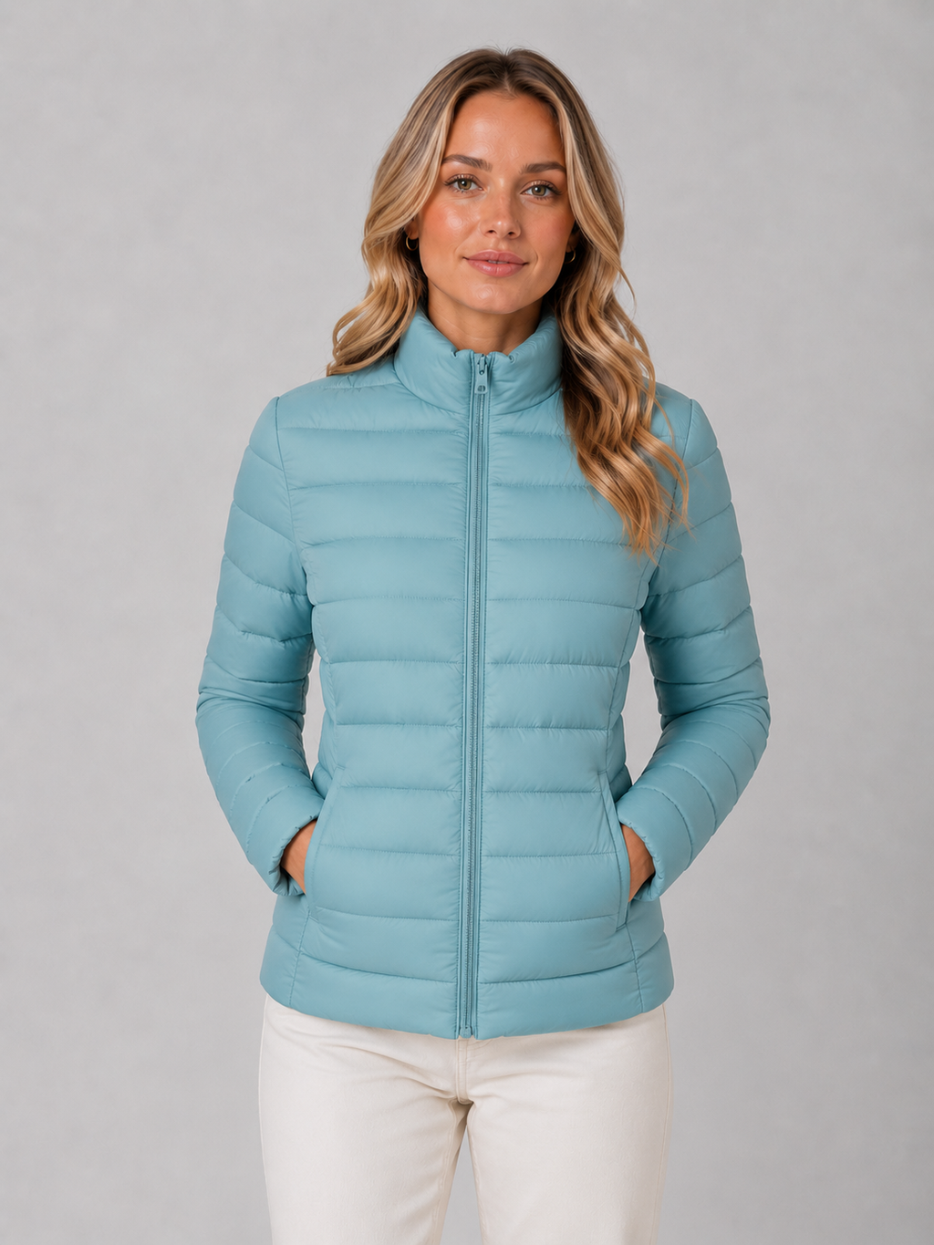 Priya | Women's Lightweight Puffer Jacket, Slim Fit Winter Jacket