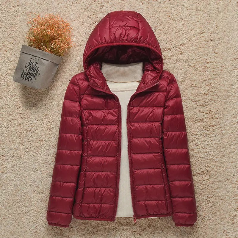 Adelaide | Women's Lightweight Down Jacket High Quality Filling Autumn Winter