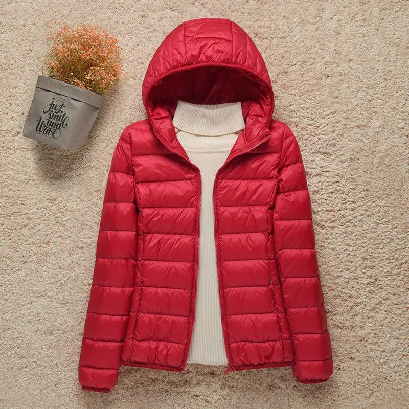 Adelaide | Women's Lightweight Down Jacket High Quality Filling Autumn Winter