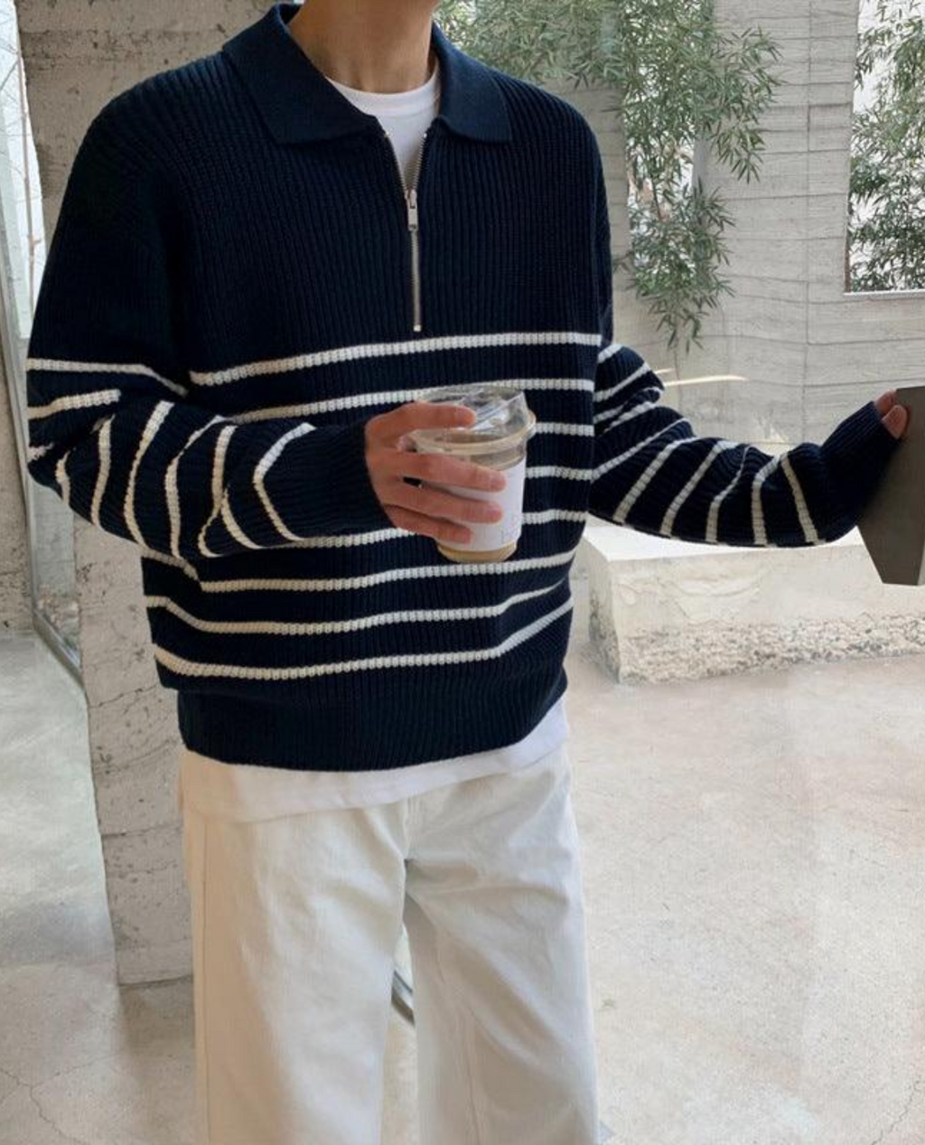 Marlowe | Men's Quarter-Zip Sweater, Winter Knit