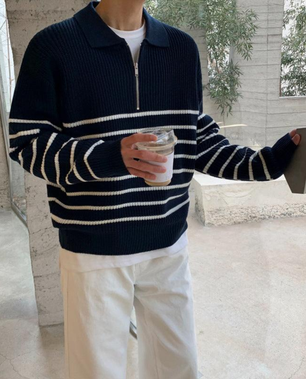 Marlowe | Men's Quarter-Zip Sweater, Winter Knit