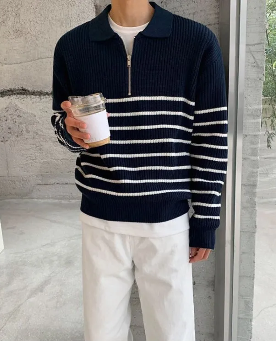 Marlowe | Men's Quarter-Zip Sweater, Winter Knit