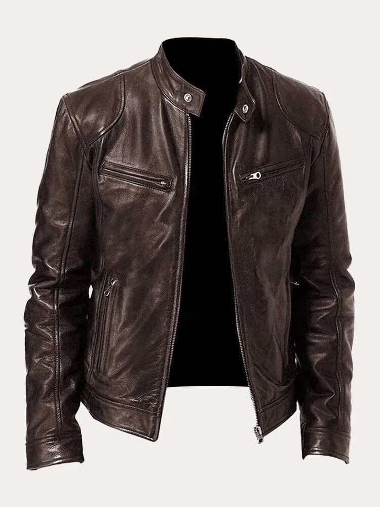 Dante | Men's Leather Jacket, Classic Winter Jacket