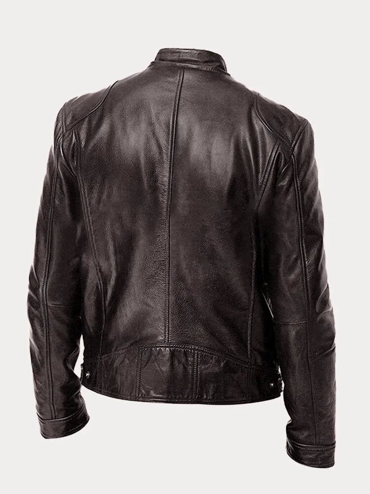 Dante | Men's Leather Jacket, Classic Winter Jacket