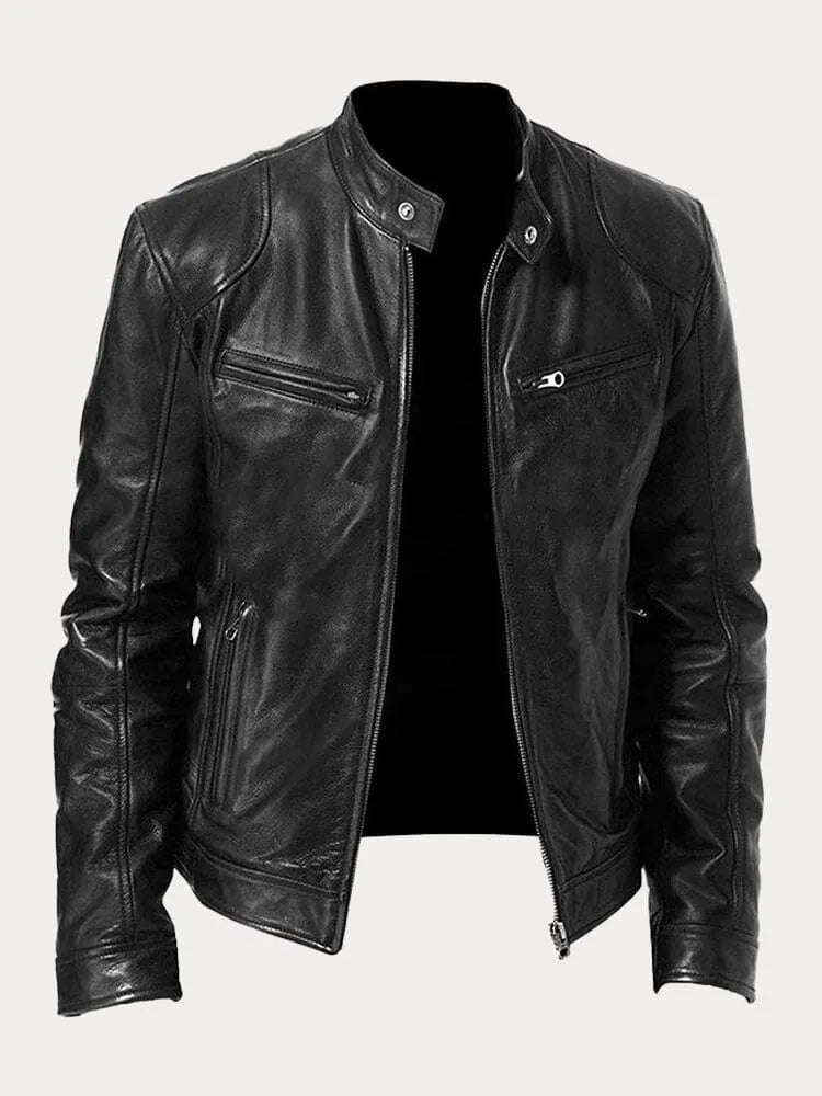 Dante | Men's Leather Jacket, Classic Winter Jacket