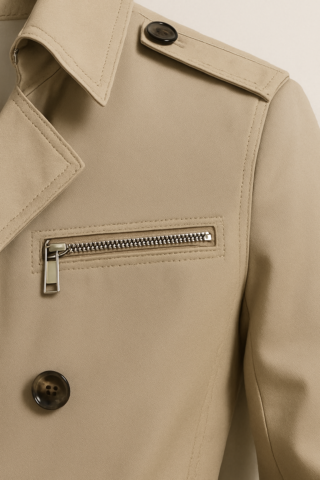 Elliott | Men's Belted Trench Coat, Classic Tailored Winter Coat