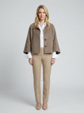 Nadine | Women's Cardigan, Fluffy Wool Button-Front Winter Cardigan - Front [Lystr 6aa1695437f016869b67355e:front]