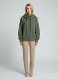 Paige | Women's Relaxed Fit Knit Cowl Neck Hoodie Casual Autumn Winter - Front [Lystr 6aab9d4c536c91cef599b3ed:front]