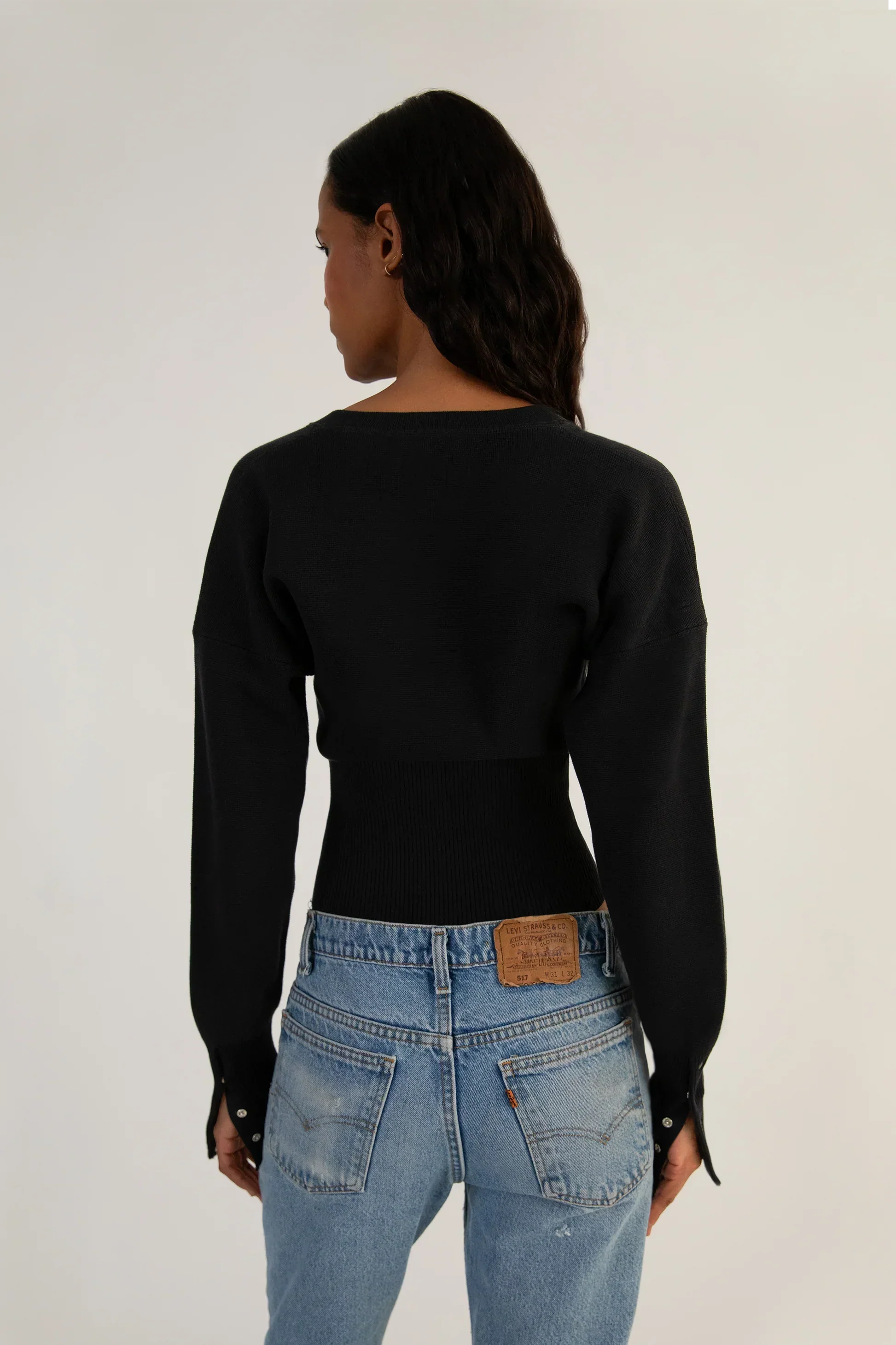 Bexley | Women's Cardigan, Cropped Long Sleeve Button-Up Knit Winter Cardigan