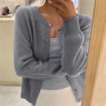 Cora | Women's Cardigan, Soft Knit Button-Front Winter Cardigan