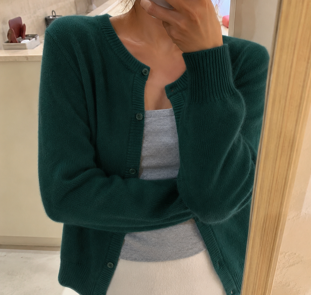 Cora | Women's Cardigan, Soft Knit Button-Front Winter Cardigan
