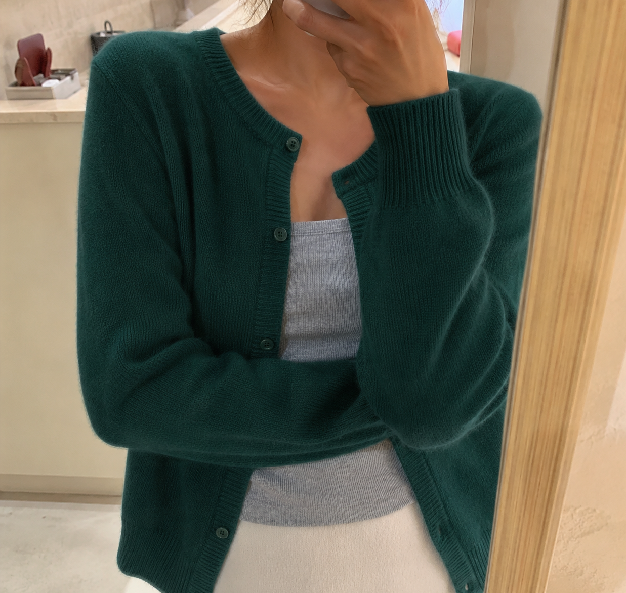 Cora | Women's Cardigan, Soft Knit Button-Front Winter Cardigan