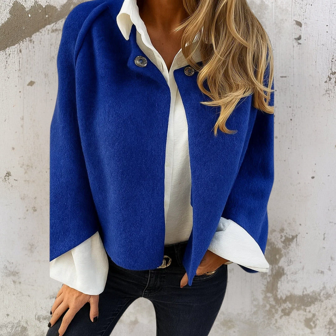 Nadine | Women's Cardigan, Fluffy Wool Button-Front Winter Cardigan