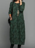 Cassie | Women's Round Neck Winter Dress Relaxed Casual Autumn Winter