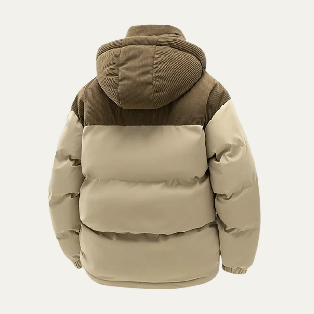 Stonewell | Men's Puffer Jacket, Thick Hooded Winter Jacket