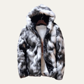 Garda | Men's Hooded Jacket, Elegant Soft Fur Winter Jacket