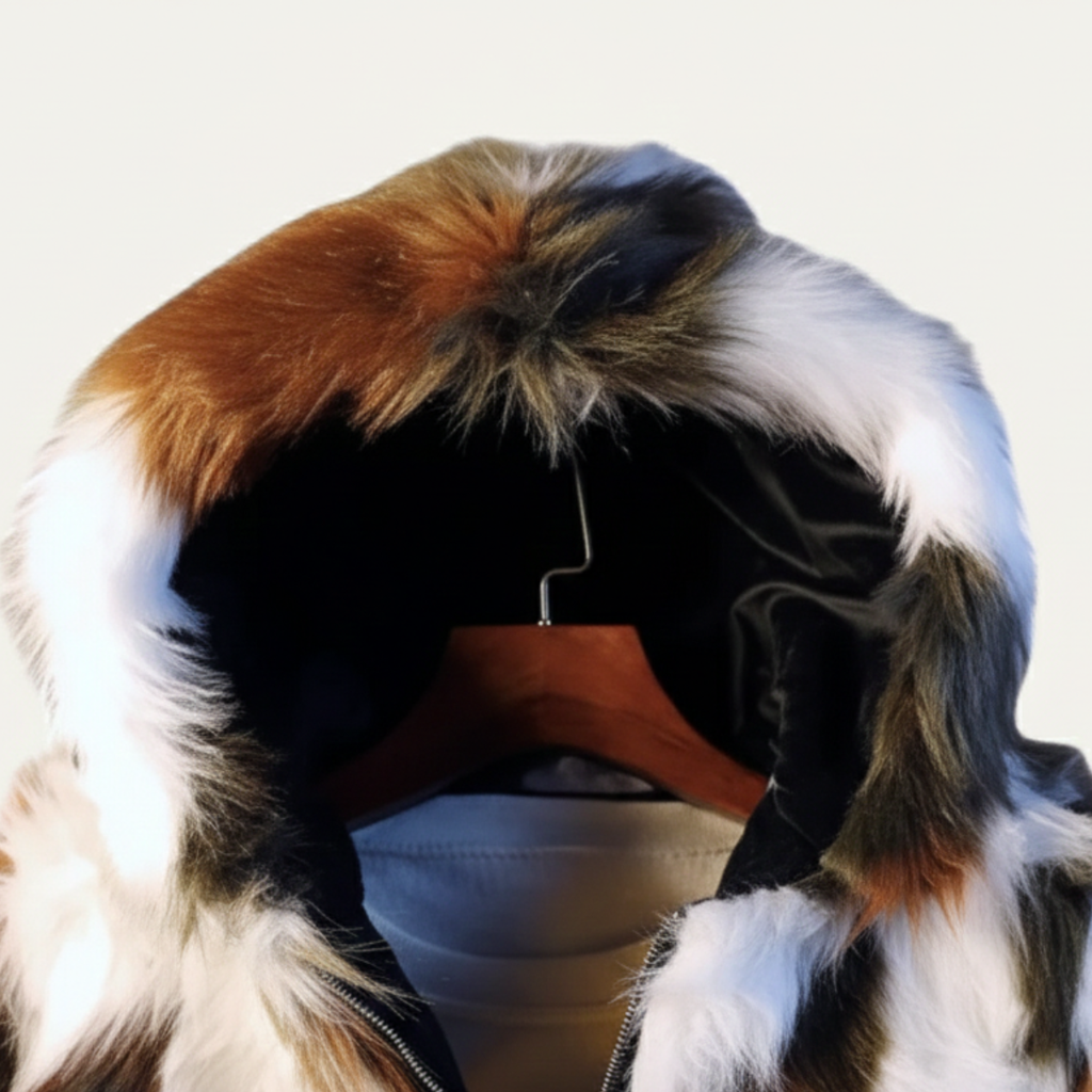 Garda | Men's Hooded Jacket, Elegant Soft Fur Winter Jacket