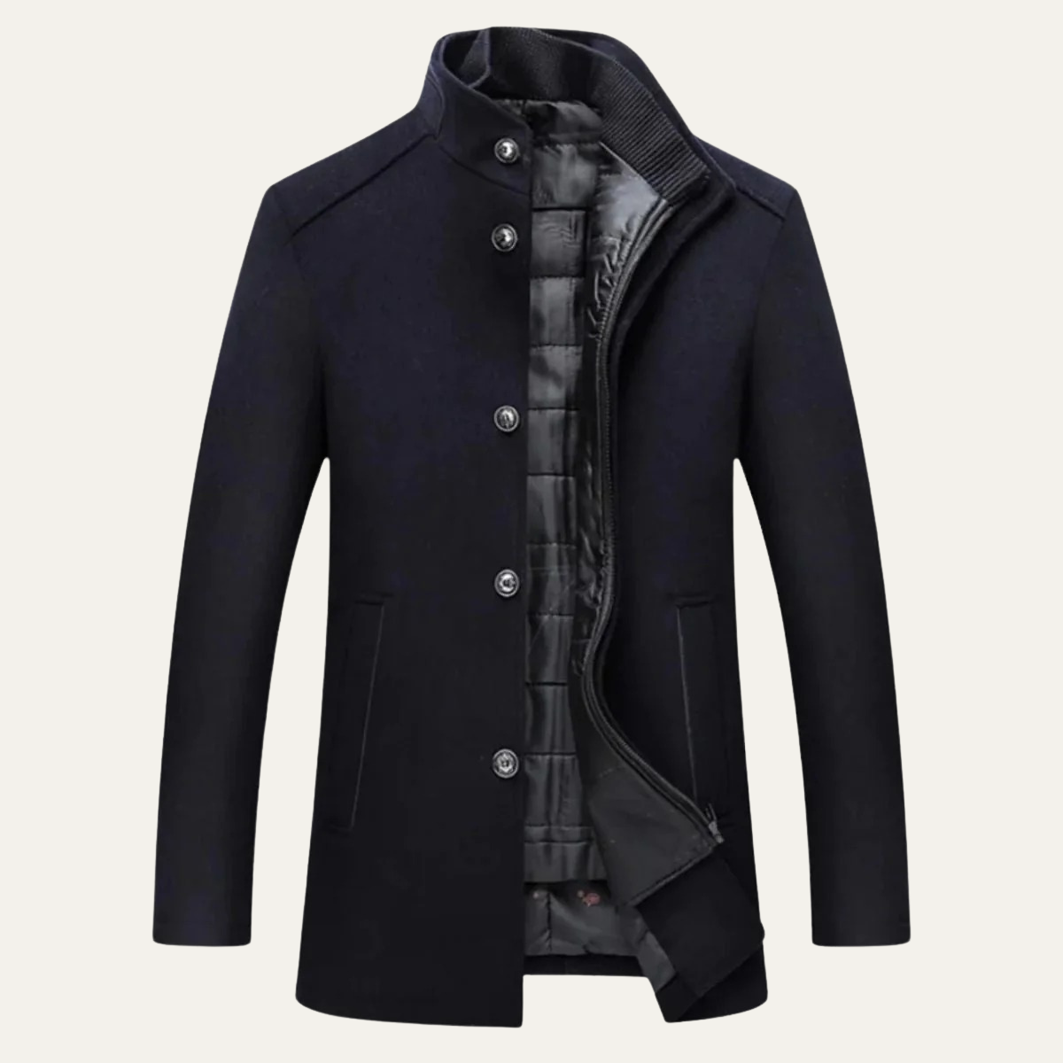 Broadway | Men's Trench Coat, Wool Blend Classic Winter Coat