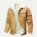 Breuil | Men's Leather Jacket, Winter Shearling Biker Jacket
