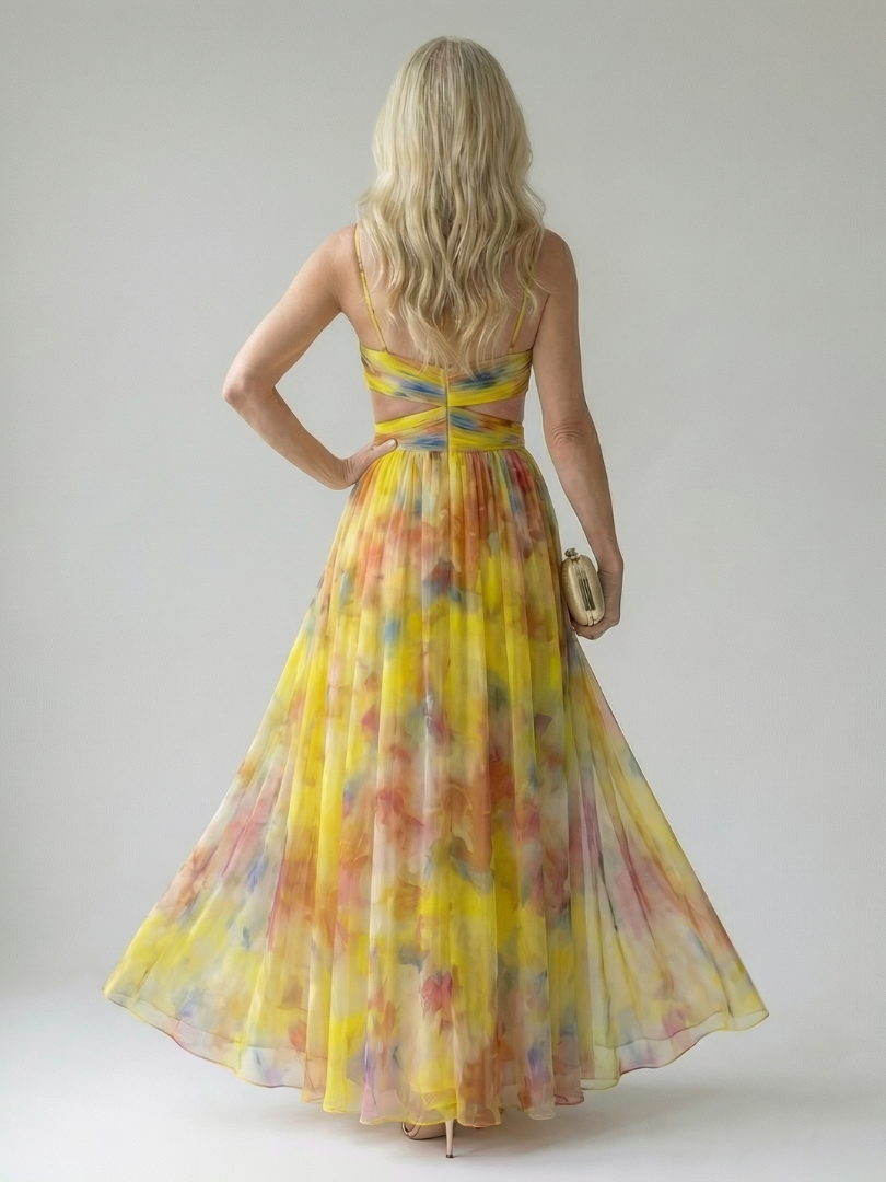 Adele | Women's Soft Wrap Maxi Dress, Flowy Summer Dress