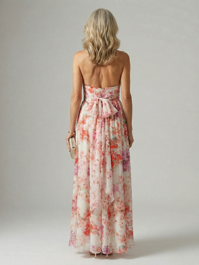Elodie | Women's Easy Flow Maxi Dress, Floral Summer Dress - Floral