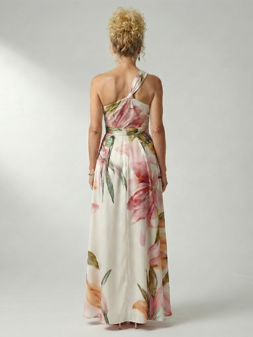 Rosalind | Women's Light Floral Maxi Dress, Flowy Summer Dress