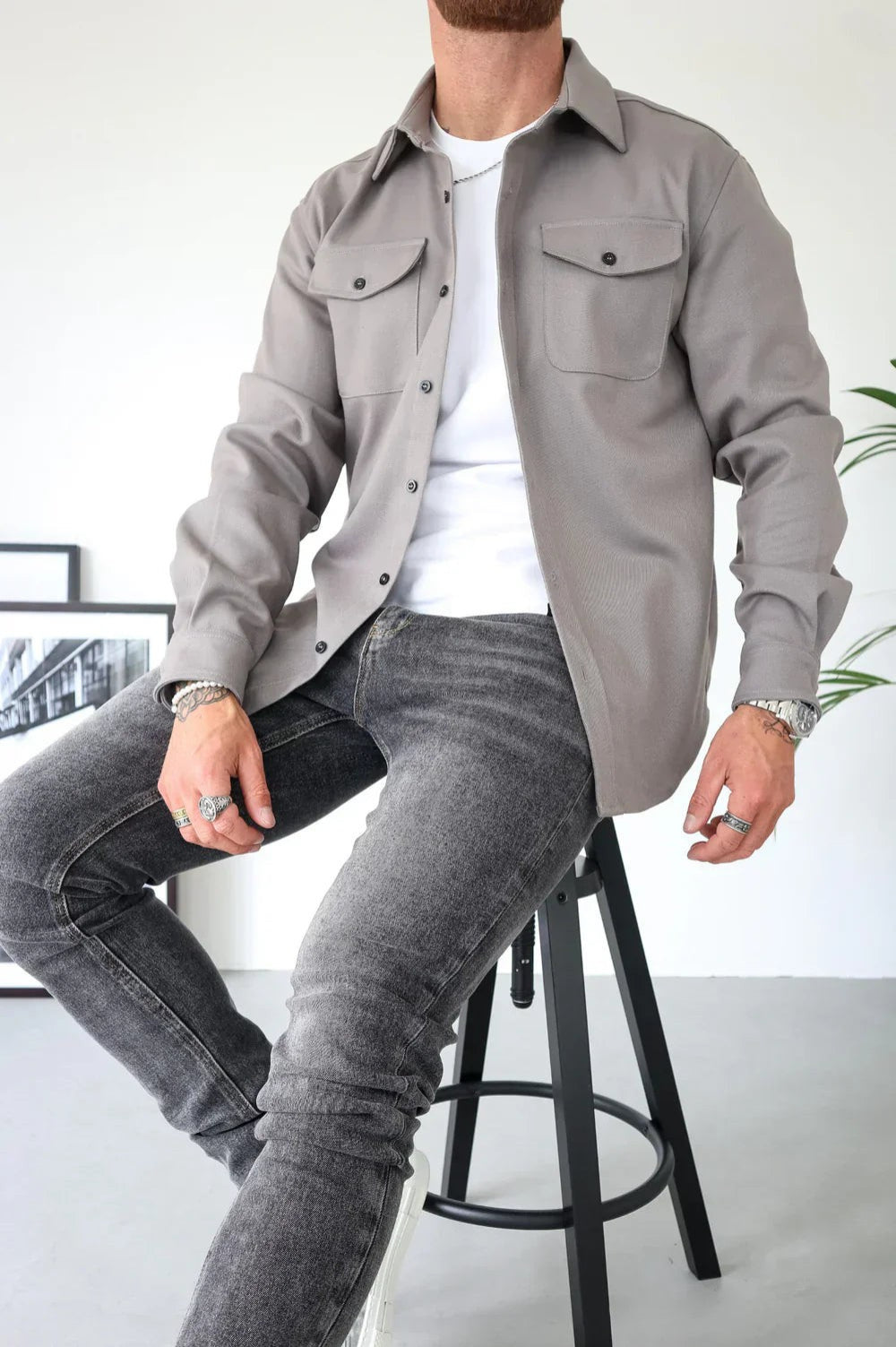 Elijah | Men's Stylish Casual Overshirt Layering Autumn Winter