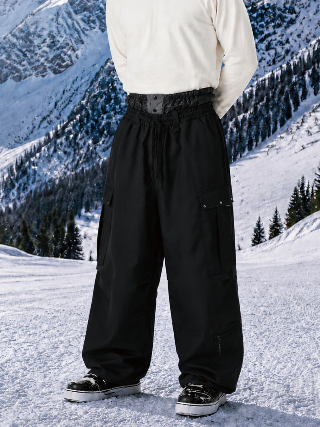 Ronan | Men's Cargo Pants, Baggy Utility Winter Trousers