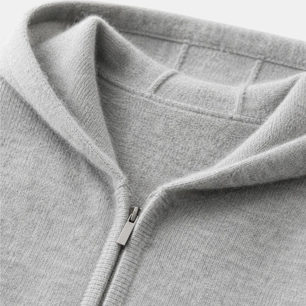 Mateo | Men's Merino Wool Zip Jacket, Lightweight Winter Knit