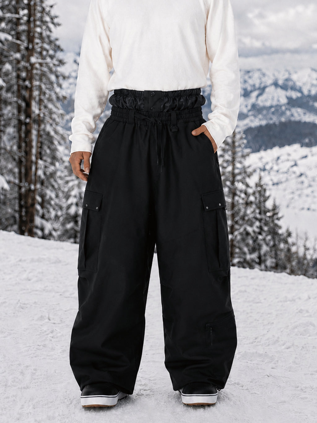 Ronan | Men's Cargo Pants, Baggy Utility Winter Trousers