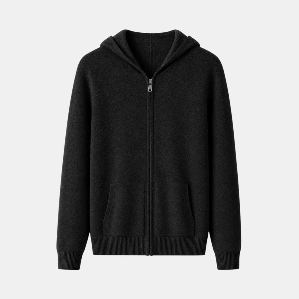 Mateo | Men's Merino Wool Zip Jacket, Lightweight Winter Knit