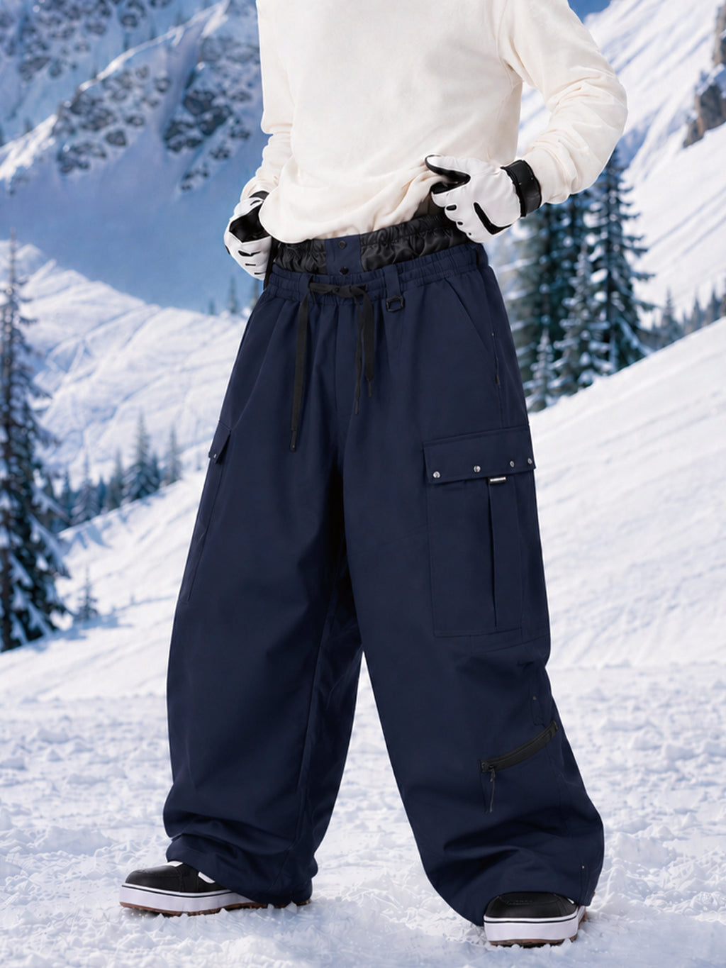 Ronan | Men's Cargo Pants, Baggy Utility Winter Trousers
