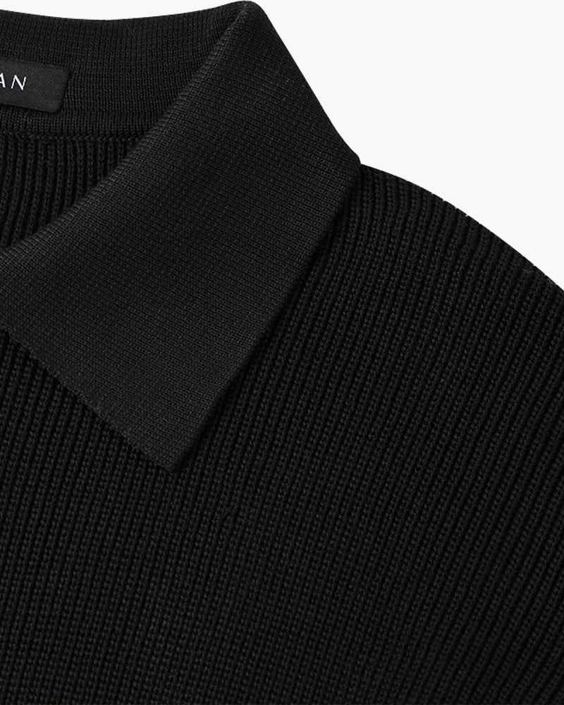 Rason | Men's Zipped Sweater, Modern Winter Knit