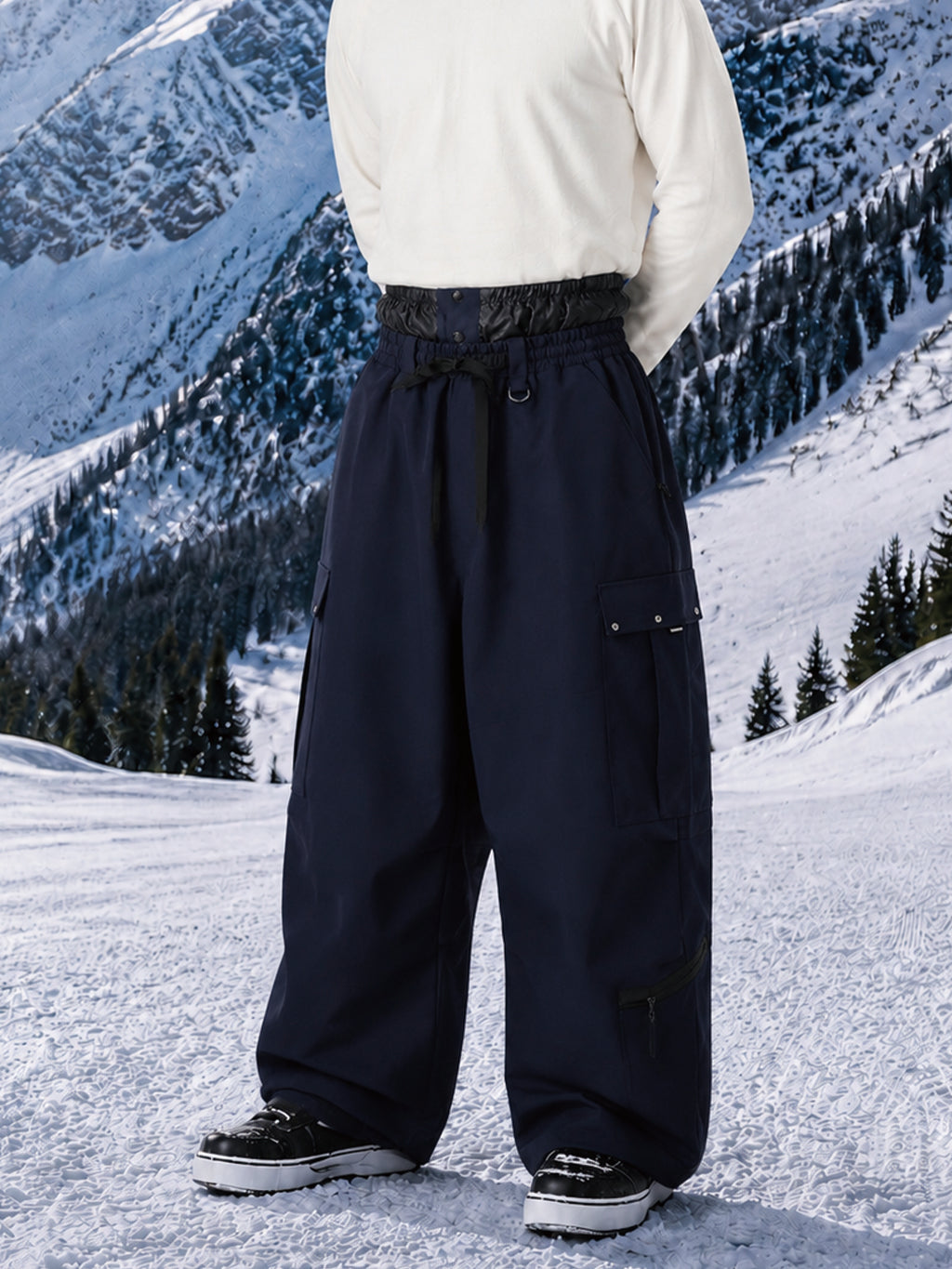 Ronan | Men's Cargo Pants, Baggy Utility Winter Trousers