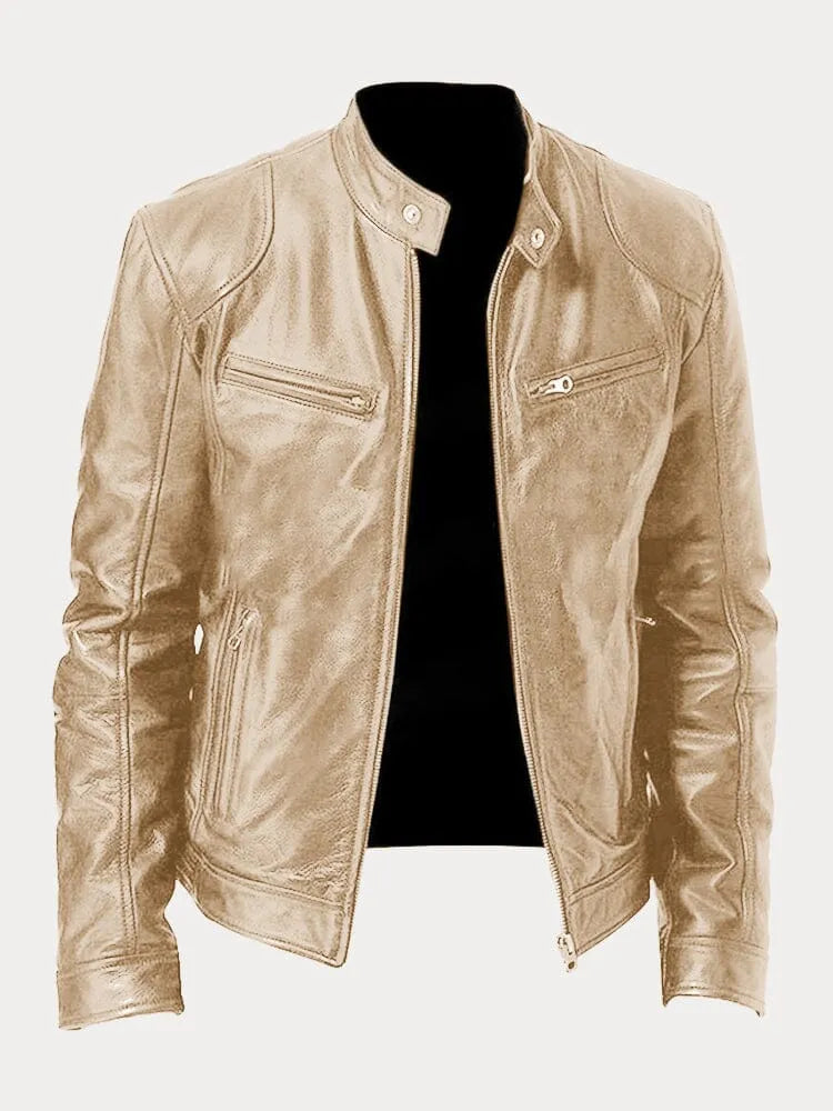 Dante | Men's Leather Jacket, Classic Winter Jacket