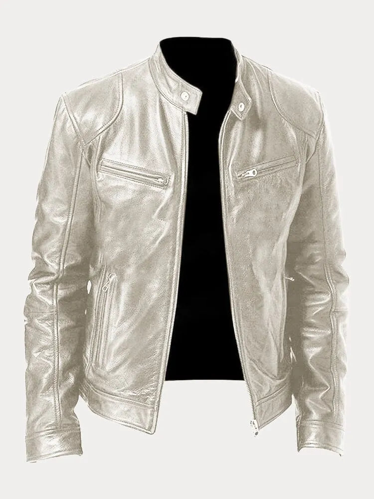 Dante | Men's Leather Jacket, Classic Winter Jacket