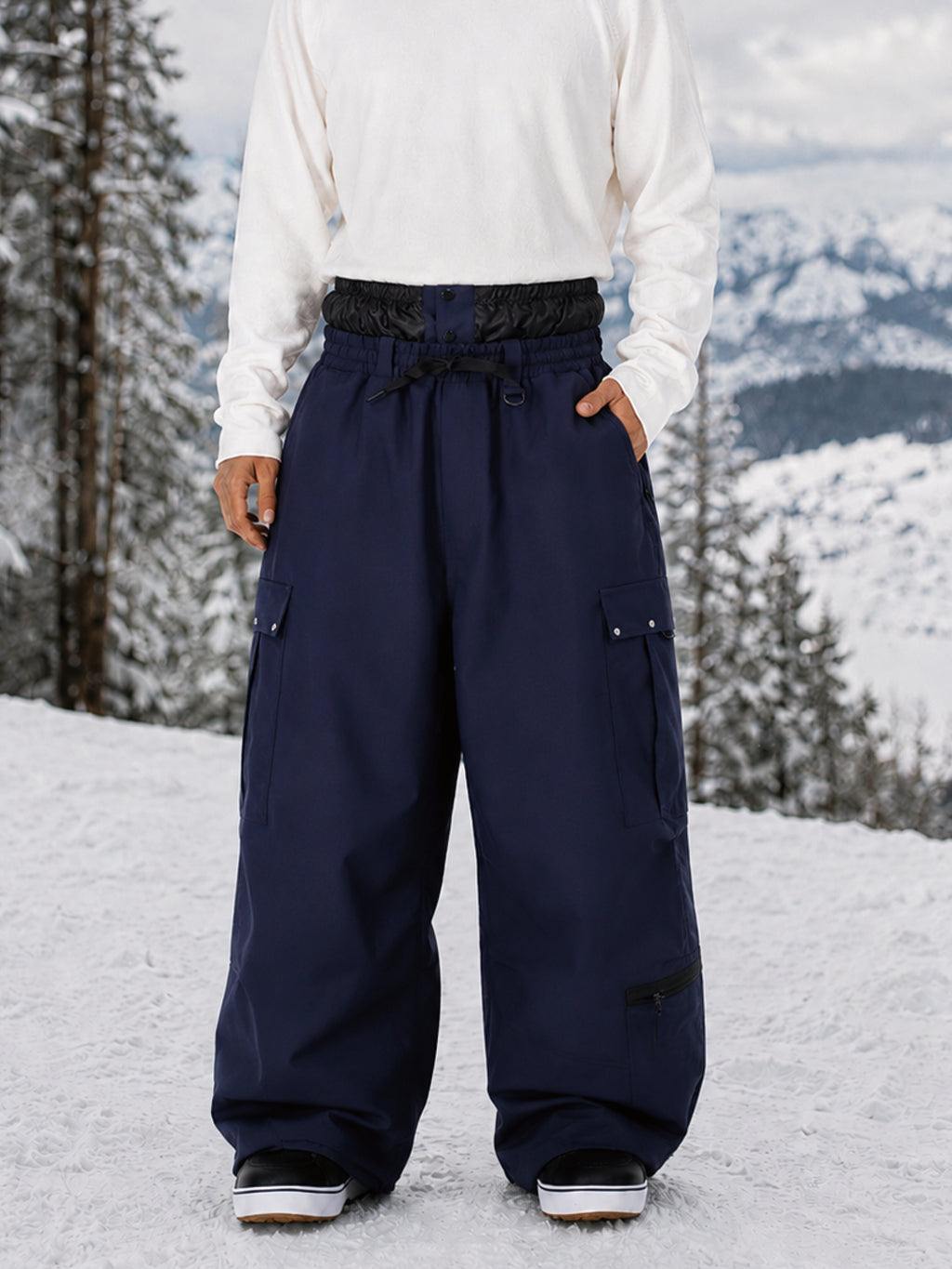 Ronan | Men's Cargo Pants, Baggy Utility Winter Trousers