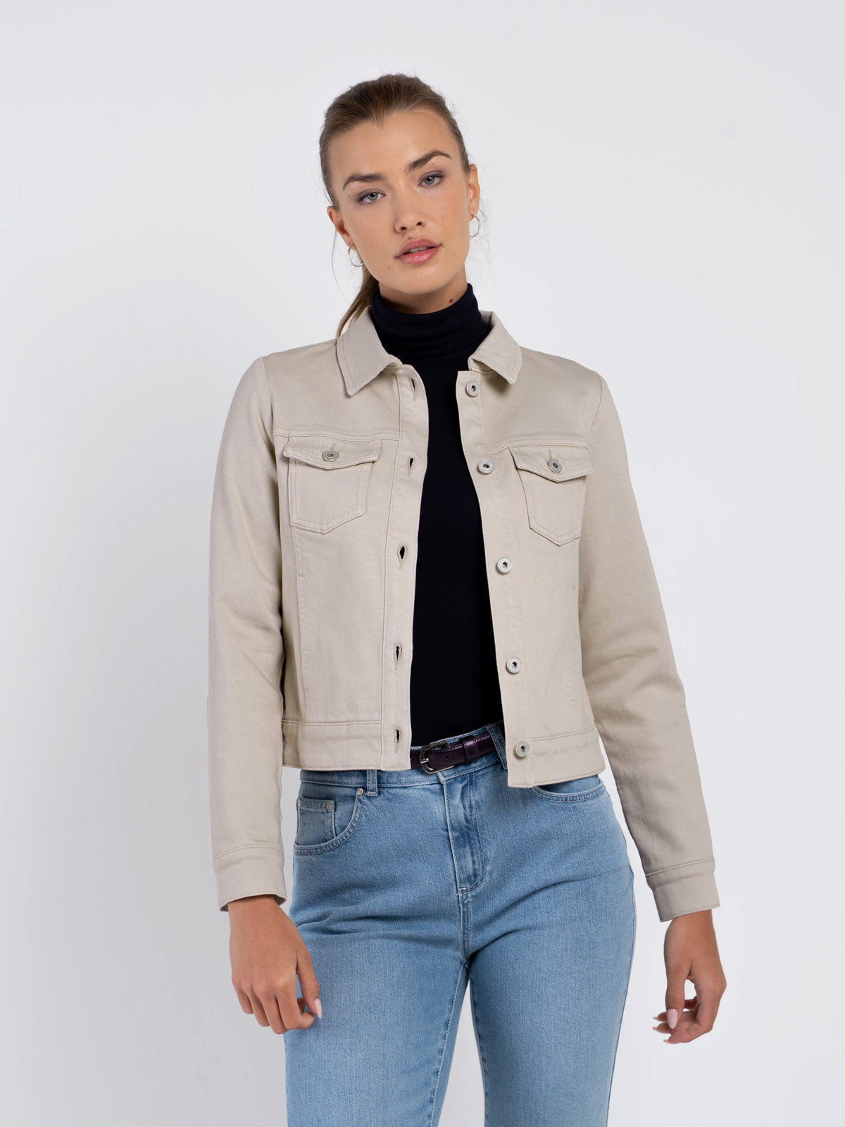 Darla | Women's Denim Jacket, Classic Winter Jacket