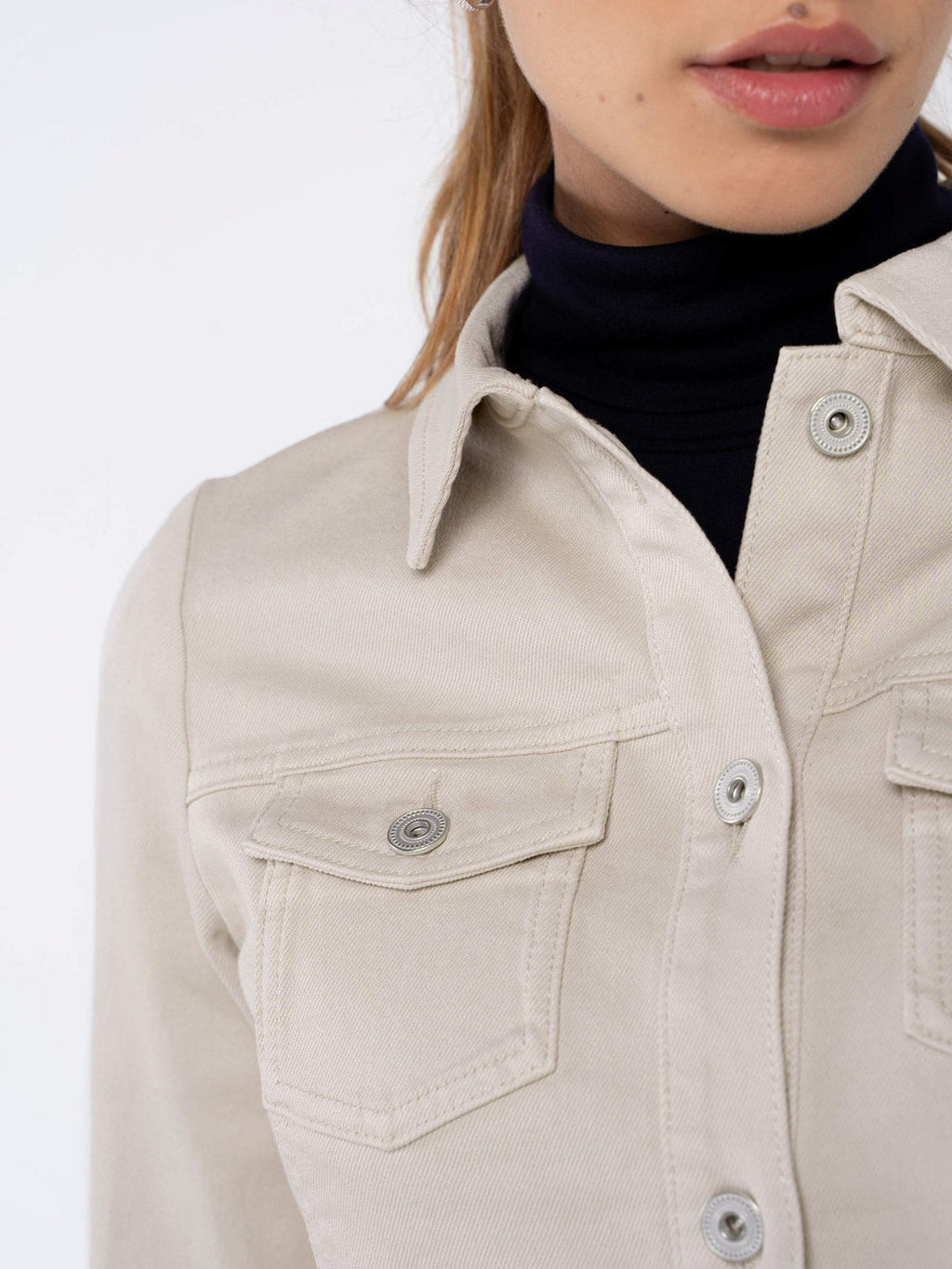 Darla | Women's Denim Jacket, Classic Winter Jacket