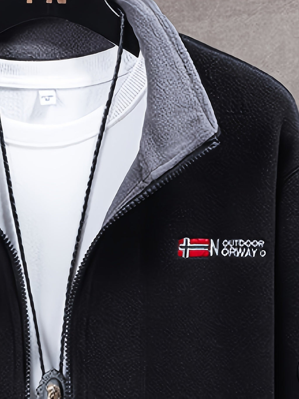 Julius | Men's Fleece Jacket, Outdoor Warm Zip Jacket