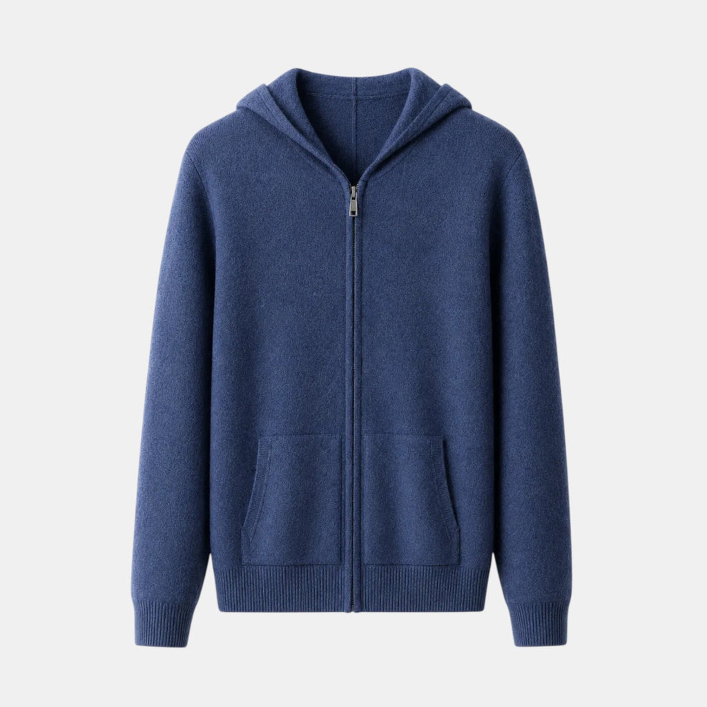 Mateo | Men's Merino Wool Zip Jacket, Lightweight Winter Knit