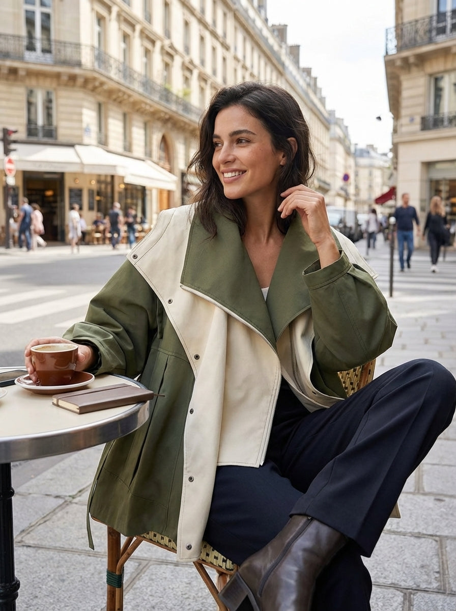 Maya | Women's Hooded Jacket, Casual Zip Winter Jacket