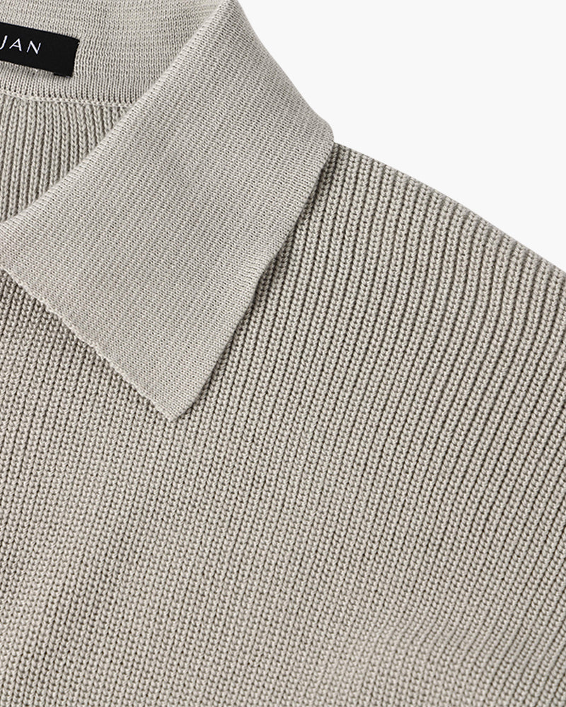 Rason | Men's Zipped Sweater, Modern Winter Knit