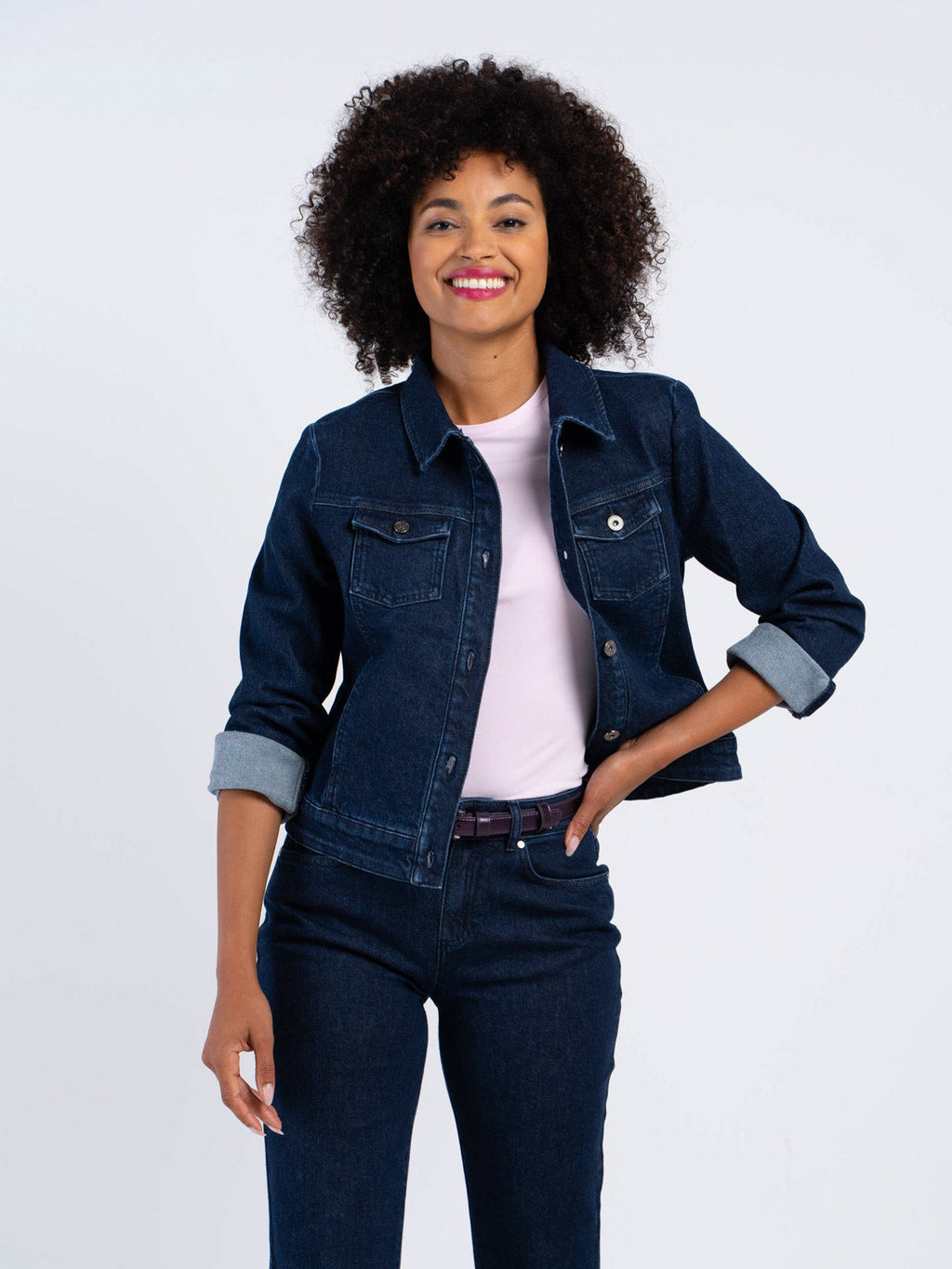 Darla | Women's Denim Jacket, Classic Winter Jacket